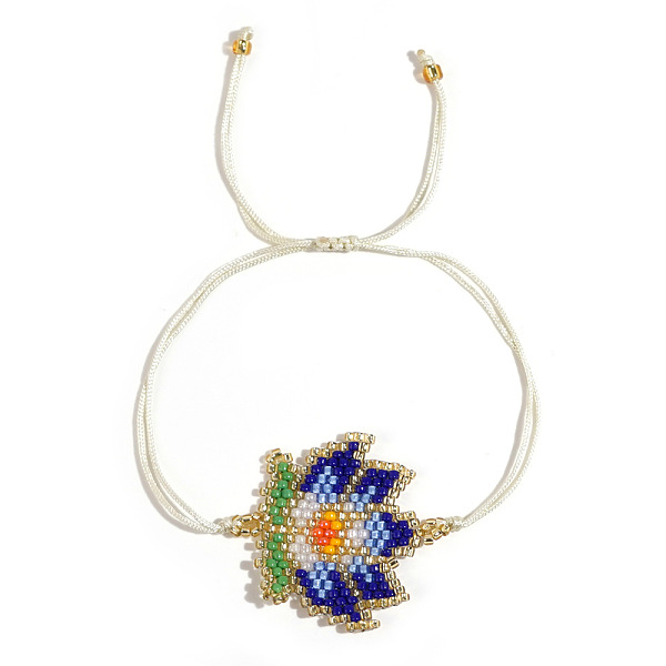 PandaHall Exquisite Handmade Beaded Lotus Bracelet with Chinese Style Design Glass
PandaHall Exquisite Handmade Beaded Lotus Bracelet with Chinese Style Design Glass