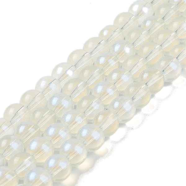 PandaHall Glass Bead Strands, with Glitter Powder, Round, White, 10x9mm, Hole: 1.2mm, about 90pcs/strand, 31.81''(80.8cm) Glass Round White
PandaHall Glass Bead Strands, with Glitter Powder, Round, White, 10x9mm, Hole: 1.2mm, about 90pcs/strand, 31.81''(80.8cm) Glass Round White