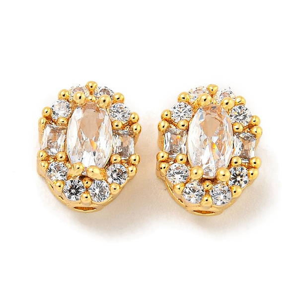 PandaHall Brass Micro Pave Clear Cubic Zirconia Beads, Oval, Real 18K Gold Plated, 8.5x7x5.5mm, Hole: 1.2mm Brass+Cubic Zirconia Oval Clear
PandaHall Brass Micro Pave Clear Cubic Zirconia Beads, Oval, Real 18K Gold Plated, 8.5x7x5.5mm, Hole: 1.2mm Brass+Cubic Zirconia Oval Clear
