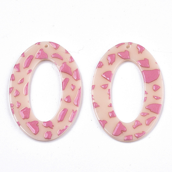 PandaHall Opaque Printed Acrylic Pendants, Oval, PeachPuff, 43x29x2~3mm, Hole: 1.5mm Acrylic Oval Brown
PandaHall Opaque Printed Acrylic Pendants, Oval, PeachPuff, 43x29x2~3mm, Hole: 1.5mm Acrylic Oval Brown