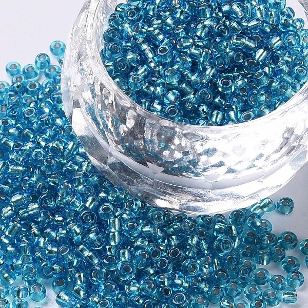 PandaHall 12/0 Glass Seed Beads, Silver Lined Round Hole, Round, Steel Blue, 12/0, 2mm, Hole: 1mm, about 3333pcs/50g, 50g/bag...
PandaHall 12/0 Glass Seed Beads, Silver Lined Round Hole, Round, Steel Blue, 12/0, 2mm, Hole: 1mm, about 3333pcs/50g, 50g/bag...