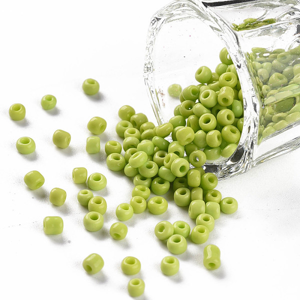 PandaHall Glass Seed Beads, Opaque Colours Seed, Small Craft Beads for DIY Jewelry Making, Round, Green Yellow, 3mm, Hole:1mm, about...
PandaHall Glass Seed Beads, Opaque Colours Seed, Small Craft Beads for DIY Jewelry Making, Round, Green Yellow, 3mm, Hole:1mm, about...