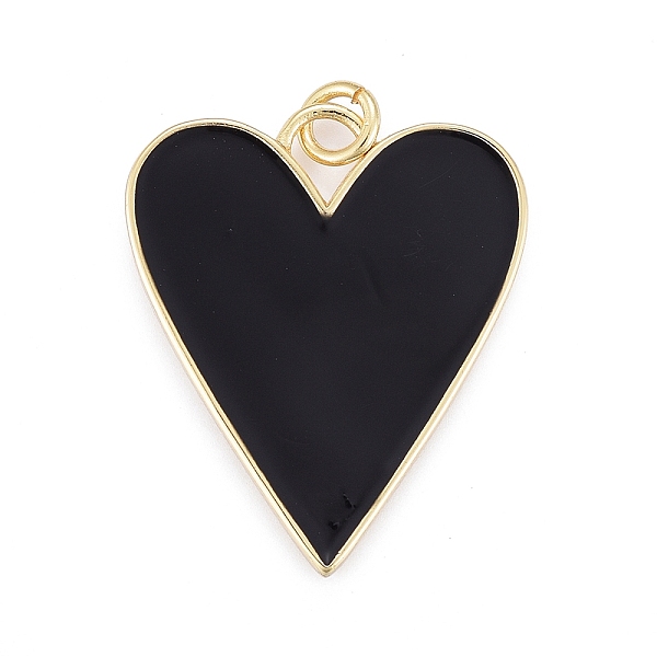PandaHall Brass Enamel Pendants, Real 18K Gold Plated, Long-Lasting Plated, Heart, Black, 27x22x2mm, Hole: 3mm, jump rings: 5x1mm...
PandaHall Brass Enamel Pendants, Real 18K Gold Plated, Long-Lasting Plated, Heart, Black, 27x22x2mm, Hole: 3mm, jump rings: 5x1mm...