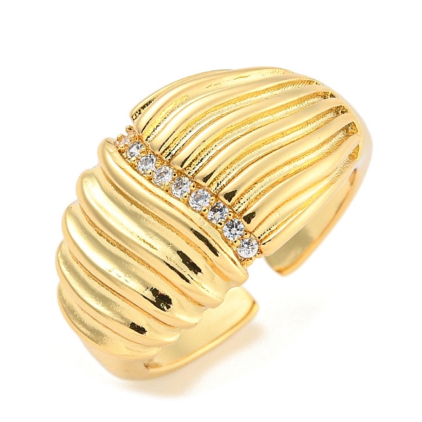 PandaHall Clear Cubic Zirconia Open Cuff Ring, Brass Wide Finger Rings for Women, Real 16K Gold Plated, 13mm Brass+Cubic Zirconia Clear
PandaHall Clear Cubic Zirconia Open Cuff Ring, Brass Wide Finger Rings for Women, Real 16K Gold Plated, 13mm Brass+Cubic Zirconia Clear