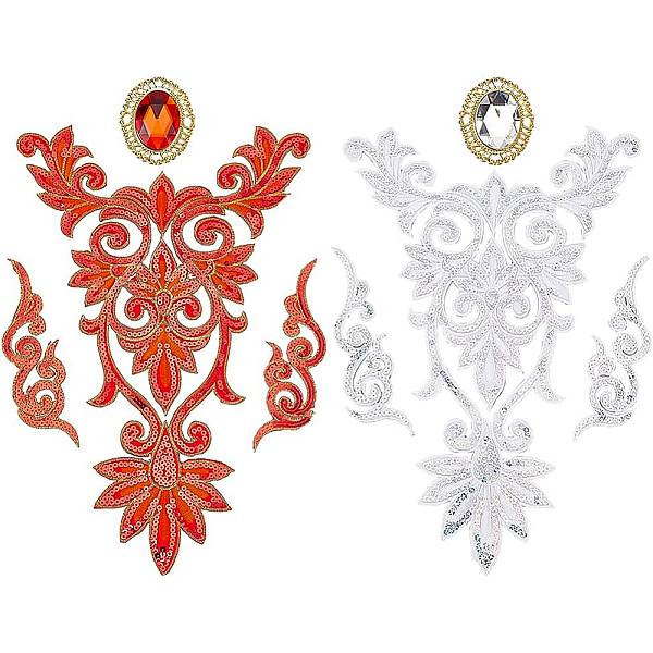 PandaHall BENECREAT 8pcs Gauze Sequins Lace Patch Hot Melt Applique Crystal Patches, Silver Red Auspicious Cloud Embroidery Sequin with..., Multicolor
PandaHall BENECREAT 8pcs Gauze Sequins Lace Patch Hot Melt Applique Crystal Patches, Silver Red Auspicious Cloud Embroidery Sequin with..., Multicolor