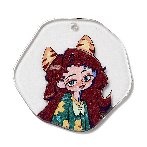 PandaHall Acrylic Pendants, Polygon with Human, Dark Red, 42x42.5x2.5mm, Hole: 1.5mm Acrylic Polygon
PandaHall Acrylic Pendants, Polygon with Human, Dark Red, 42x42.5x2.5mm, Hole: 1.5mm Acrylic Polygon