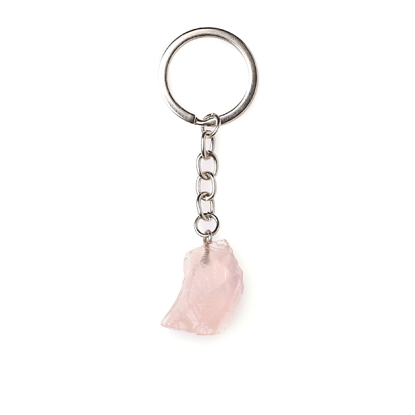 PandaHall Raw Rough Natural Rose Quartz Pendant Keychains, Nuggets Healing Stone Keychains, Nuggets: 3~4cm Rose Quartz Nuggets
PandaHall Raw Rough Natural Rose Quartz Pendant Keychains, Nuggets Healing Stone Keychains, Nuggets: 3~4cm Rose Quartz Nuggets
