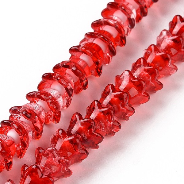PandaHall Transparent Glass Beads Strands, Flower, Red, 11~12x7.5~8mm, Hole: 1.4mm, about 50pcs/strand, 11.42''(29cm) Glass Flower Red
PandaHall Transparent Glass Beads Strands, Flower, Red, 11~12x7.5~8mm, Hole: 1.4mm, about 50pcs/strand, 11.42''(29cm) Glass Flower Red