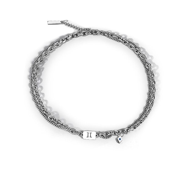 PandaHall Men's Constellation Titanium Steel Necklace, Cable & Curb Chains Double Layer Necklace, Gemini, 20.08~31.50 inch(51~80cm) Titanium...
PandaHall Men's Constellation Titanium Steel Necklace, Cable & Curb Chains Double Layer Necklace, Gemini, 20.08~31.50 inch(51~80cm) Titanium...