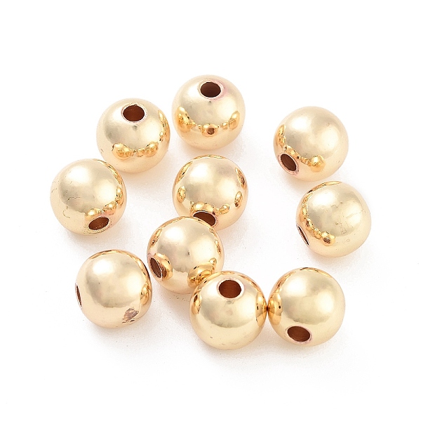 PandaHall Rack Plating Brass Beads, Cadmium Free & Lead Free, Round, Golden, 7.8x7mm, Hole: 2mm Brass Round
PandaHall Rack Plating Brass Beads, Cadmium Free & Lead Free, Round, Golden, 7.8x7mm, Hole: 2mm Brass Round
