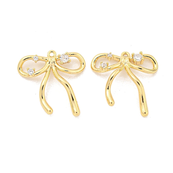 PandaHall Brass Micro Pave Clear Cubic Zirconia Pendants, Bowknot, Golden, 19.5x19x3.5mm, Hole: 1mm Brass+Cubic Zirconia Bowknot Clear
PandaHall Brass Micro Pave Clear Cubic Zirconia Pendants, Bowknot, Golden, 19.5x19x3.5mm, Hole: 1mm Brass+Cubic Zirconia Bowknot Clear