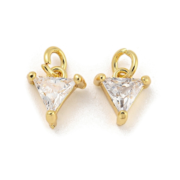 PandaHall Brass Cubic Zirconia Pendant, Triangle, Real 18K Gold Plated, 8x7.5x3.5mm, Hole: 3mm Brass+Cubic Zirconia Triangle Clear
PandaHall Brass Cubic Zirconia Pendant, Triangle, Real 18K Gold Plated, 8x7.5x3.5mm, Hole: 3mm Brass+Cubic Zirconia Triangle Clear