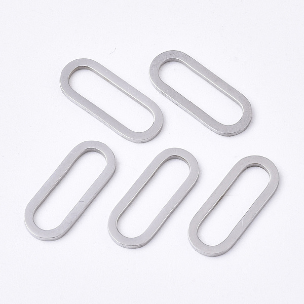 PandaHall 201 Stainless Steel Linking Rings, Laser Cut, Oval, Stainless Steel Color, 15x6x1mm, Inner Diameter: 4x13mm 201 Stainless Steel...
PandaHall 201 Stainless Steel Linking Rings, Laser Cut, Oval, Stainless Steel Color, 15x6x1mm, Inner Diameter: 4x13mm 201 Stainless Steel...