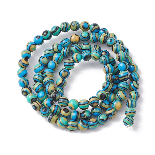PandaHall Synthetic Malachite Beads Strands, Dyed, Round, Sky Blue, 4mm, Hole: 0.6mm, about 95pcs/strand, 14.76''(37.5cm) Malachite Round
PandaHall Synthetic Malachite Beads Strands, Dyed, Round, Sky Blue, 4mm, Hole: 0.6mm, about 95pcs/strand, 14.76''(37.5cm) Malachite Round