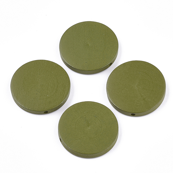 PandaHall Painted Natural Wood Beads, Flat Round, Olive, 30x5~5.5mm, Hole: 2mm Schima Wood Flat Round Green
PandaHall Painted Natural Wood Beads, Flat Round, Olive, 30x5~5.5mm, Hole: 2mm Schima Wood Flat Round Green