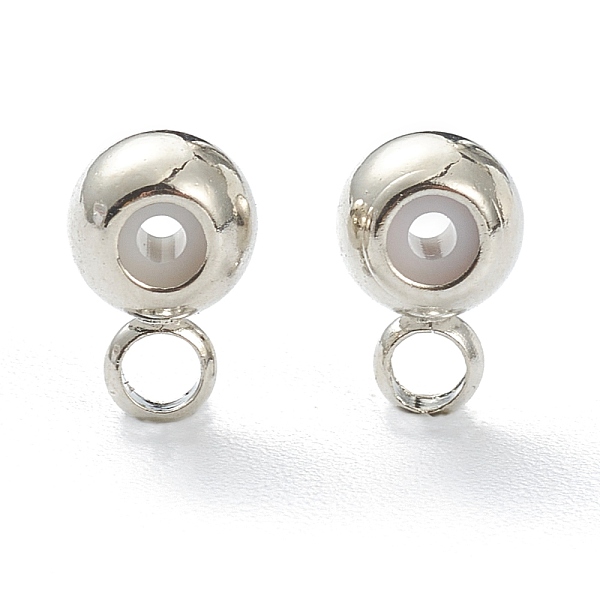 PandaHall Rack Plating Brass Tube Bails, Loop Bails, Long-Lasting Plated, with Rubber inside, Rondelle, Platinum, 7.5x5x4mm, Hole: 1.8mm...
PandaHall Rack Plating Brass Tube Bails, Loop Bails, Long-Lasting Plated, with Rubber inside, Rondelle, Platinum, 7.5x5x4mm, Hole: 1.8mm...