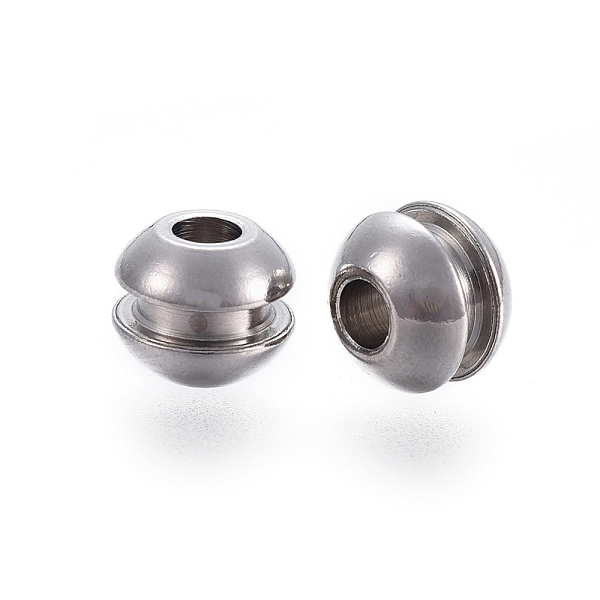 PandaHall 201 Stainless Steel Beads, Grooved Beads, Stainless Steel Color, 8x7mm, Hole: 3mm 201 Stainless Steel Rondelle
PandaHall 201 Stainless Steel Beads, Grooved Beads, Stainless Steel Color, 8x7mm, Hole: 3mm 201 Stainless Steel Rondelle