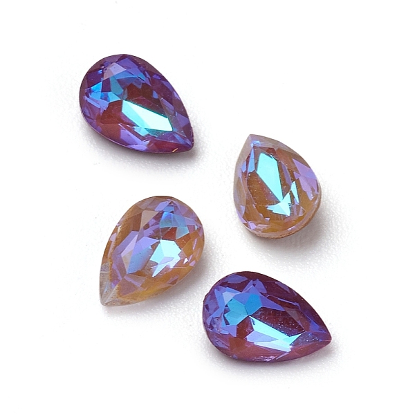 PandaHall Glass Rhinestone Cabochons, Mocha Fluorescent Style, Pointed Back, Faceted, Teardrop, Mixed Color, 6x4x2.3mm Glass Rhinestone..., Multicolor
PandaHall Glass Rhinestone Cabochons, Mocha Fluorescent Style, Pointed Back, Faceted, Teardrop, Mixed Color, 6x4x2.3mm Glass Rhinestone..., Multicolor