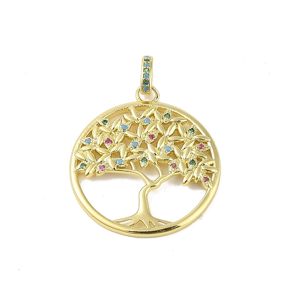 PandaHall Brass Micro Pave Cubic Zirconia Pendants, Real 18K Gold Plated, Tree of Life, Colorful, 30x27x2.5mm, Hole: 5x2.8mm Brass+Cubic...
PandaHall Brass Micro Pave Cubic Zirconia Pendants, Real 18K Gold Plated, Tree of Life, Colorful, 30x27x2.5mm, Hole: 5x2.8mm Brass+Cubic...