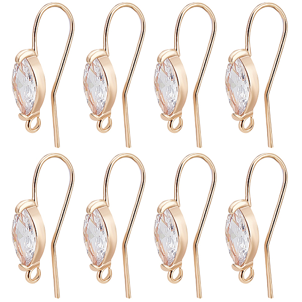 PandaHall Beebeecraft 20Pcs Cubic Zirconia Earring Hooks 18K Gold Plated Crystal CZ Horse Eye Ear Wire Earring Posts Ear Wires with Dangle...
PandaHall Beebeecraft 20Pcs Cubic Zirconia Earring Hooks 18K Gold Plated Crystal CZ Horse Eye Ear Wire Earring Posts Ear Wires with Dangle...