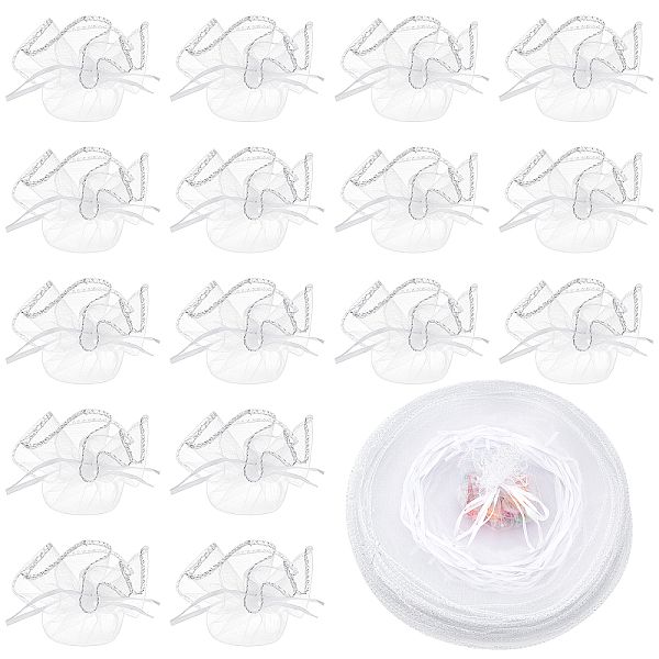 PandaHall 100 Pcs Organza Bags, Diameter 26cm Round Drawstring Organza Bags Jewelry Gift Pouches with Sequins for Birthday Wedding Party..., White
PandaHall 100 Pcs Organza Bags, Diameter 26cm Round Drawstring Organza Bags Jewelry Gift Pouches with Sequins for Birthday Wedding Party..., White