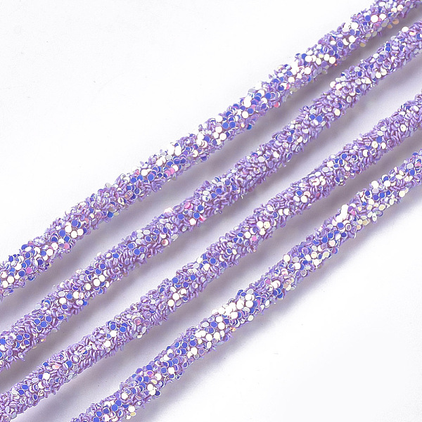 PandaHall Eco-Friendly PVC Tubular Synthetic Rubber Cord, Hollow Pipe, with Paillette, Medium Purple, 5~6mm, Hole: 2mm, about 54.68 yards...
PandaHall Eco-Friendly PVC Tubular Synthetic Rubber Cord, Hollow Pipe, with Paillette, Medium Purple, 5~6mm, Hole: 2mm, about 54.68 yards...