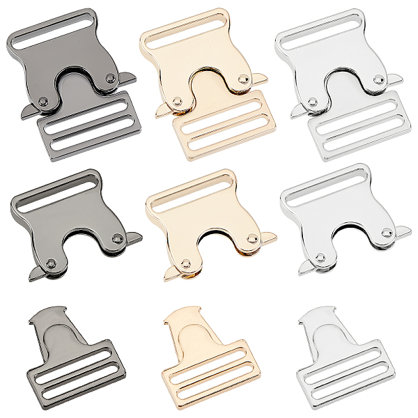 PandaHall WADORN 6 Sets Metal Side Release Buckles, 3 Colors Quick Release Buckle Paracord Bracelet Buckles 1 Inch Tri-glide Slide Fastener...
PandaHall WADORN 6 Sets Metal Side Release Buckles, 3 Colors Quick Release Buckle Paracord Bracelet Buckles 1 Inch Tri-glide Slide Fastener...