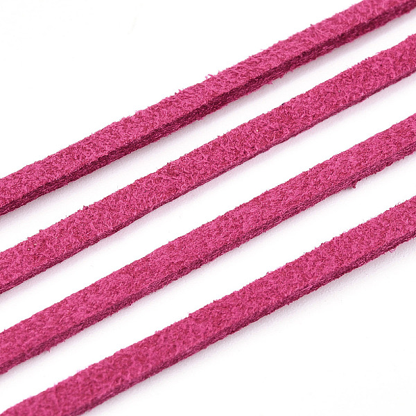 PandaHall Faux Suede Cord, Faux Suede Lace, Camellia, 2.7x1.4mm, about 98.42 yards(90m)/roll Faux Suede Pink
PandaHall Faux Suede Cord, Faux Suede Lace, Camellia, 2.7x1.4mm, about 98.42 yards(90m)/roll Faux Suede Pink