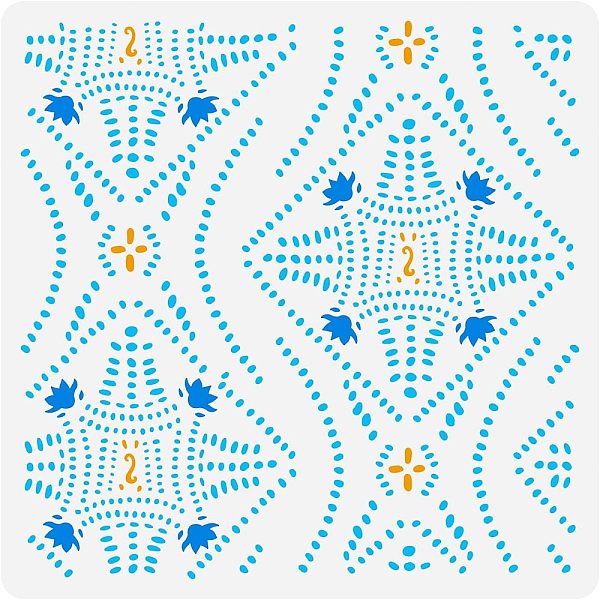 PandaHall PET Hollow Out Drawing Painting Stencils, for DIY Scrapbook, Photo Album, Tribal Theme Pattern, 30x30cm Plastic Others
PandaHall PET Hollow Out Drawing Painting Stencils, for DIY Scrapbook, Photo Album, Tribal Theme Pattern, 30x30cm Plastic Others