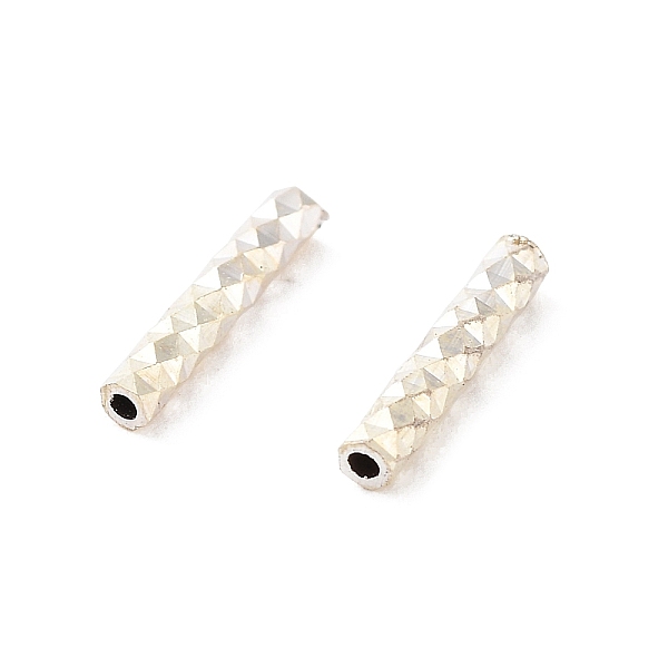 PandaHall 925 Sterling Silver Tube Beads, Textured, Silver, 8.5x1.5mm, Hole: 0.7mm, 142pcs/10g Sterling Silver Tube
PandaHall 925 Sterling Silver Tube Beads, Textured, Silver, 8.5x1.5mm, Hole: 0.7mm, 142pcs/10g Sterling Silver Tube
