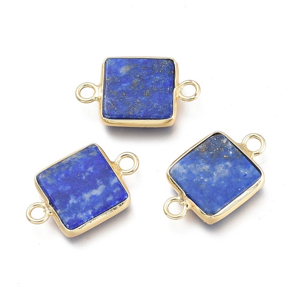 PandaHall Natural Lapis Lazuli Links Connectors, with Real 18K Gold Plated Brass Findings, Square, 18.5x11.5x3mm, Hole: 2mm Lapis Lazuli...
PandaHall Natural Lapis Lazuli Links Connectors, with Real 18K Gold Plated Brass Findings, Square, 18.5x11.5x3mm, Hole: 2mm Lapis Lazuli...