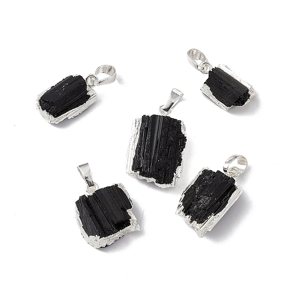 PandaHall Natural Black Tourmaline Pendants, Nuggets Charms, with Brass Findings, Cadmium Free & Lead Free, Silver, 16~27.5x9.5~17x7~11.5mm...
PandaHall Natural Black Tourmaline Pendants, Nuggets Charms, with Brass Findings, Cadmium Free & Lead Free, Silver, 16~27.5x9.5~17x7~11.5mm...