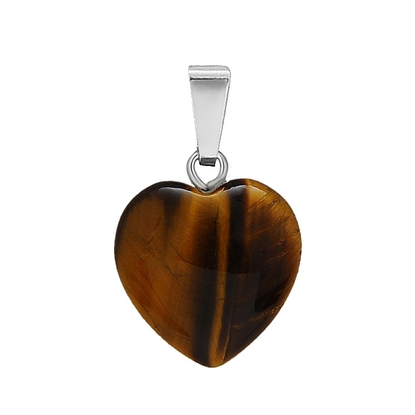 PandaHall Natural Tiger Eye Charms, with Silver Tone Metal Findings, Heart, 16x6mm Tiger Eye Heart
PandaHall Natural Tiger Eye Charms, with Silver Tone Metal Findings, Heart, 16x6mm Tiger Eye Heart