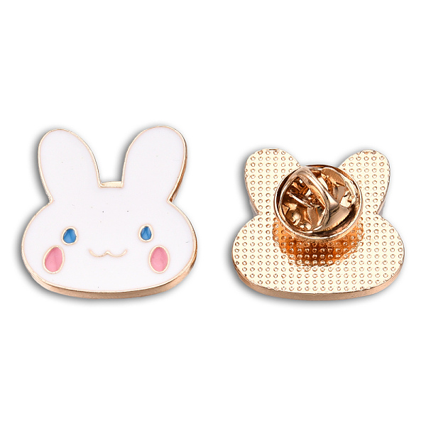 PandaHall Rabbit Shape Enamel Pin, Light Gold Plated Alloy Cartoon Badge for Backpack Clothes, Nickel Free & Lead Free, Flamingo, 23.5x22mm..., Pink
PandaHall Rabbit Shape Enamel Pin, Light Gold Plated Alloy Cartoon Badge for Backpack Clothes, Nickel Free & Lead Free, Flamingo, 23.5x22mm..., Pink