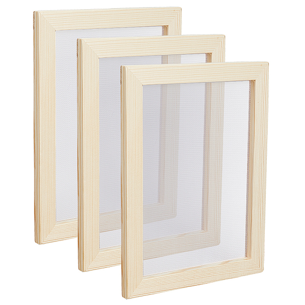 PandaHall Wooden Paper Making, Papermaking Mould Frame, Screen Tools, for DIY Paper Craft, Rectangle, Blanched Almond, 181x151x12mm, Inner...
PandaHall Wooden Paper Making, Papermaking Mould Frame, Screen Tools, for DIY Paper Craft, Rectangle, Blanched Almond, 181x151x12mm, Inner...