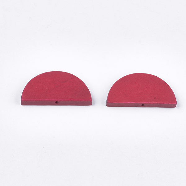 PandaHall Painted Natural Wood Beads, Semicircle, Crimson, 15x30x4mm, Hole: 1.5mm Wood Half Round Pink
PandaHall Painted Natural Wood Beads, Semicircle, Crimson, 15x30x4mm, Hole: 1.5mm Wood Half Round Pink