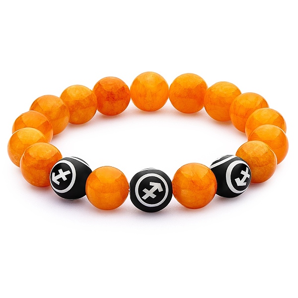 PandaHall Dark Orange Natural Yellow Jade Round Beaded Stretch Bracelet, Constellation Gemstone Jewelry for Women, Sagittarius, Inner...
PandaHall Dark Orange Natural Yellow Jade Round Beaded Stretch Bracelet, Constellation Gemstone Jewelry for Women, Sagittarius, Inner...