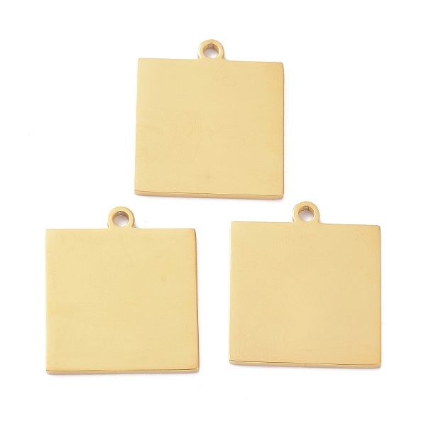 PandaHall Ion Plating(IP) 304 Stainless Steel Pendants, Stamping Blank Tag, Square, Golden, 23x20x1.5mm, Hole: 2mm 304 Stainless Steel...
PandaHall Ion Plating(IP) 304 Stainless Steel Pendants, Stamping Blank Tag, Square, Golden, 23x20x1.5mm, Hole: 2mm 304 Stainless Steel...