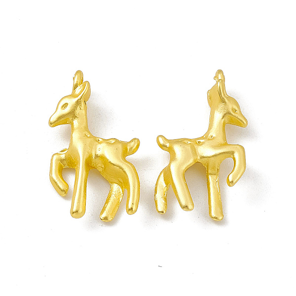 PandaHall Rack Plating Alloy Pendants, Cadmium Free & Lead Free & Nickle Free, Deer Charms, Matte Gold Color, 22.5x12.5x5.5mm, Hole: 1.8mm...
PandaHall Rack Plating Alloy Pendants, Cadmium Free & Lead Free & Nickle Free, Deer Charms, Matte Gold Color, 22.5x12.5x5.5mm, Hole: 1.8mm...