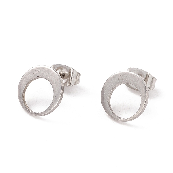 PandaHall 201 Stainless Steel Stud Earring Findings, with Ear Nuts and 304 Stainless Steel Pins, Twist Donut, Stainless Steel Color, 10mm...
PandaHall 201 Stainless Steel Stud Earring Findings, with Ear Nuts and 304 Stainless Steel Pins, Twist Donut, Stainless Steel Color, 10mm...