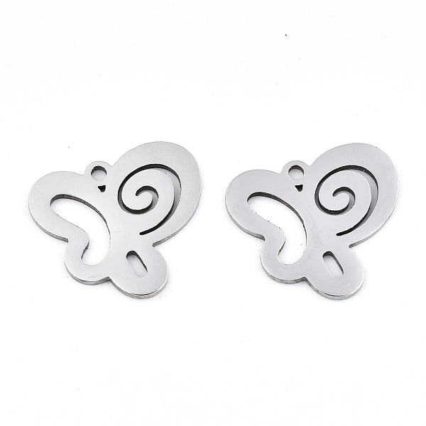 PandaHall 201 Stainless Steel Pendants, Laser Cut, Butterfly, Stainless Steel Color, 16.5x18x0.9mm, Hole: 1.5mm 201 Stainless Steel...
PandaHall 201 Stainless Steel Pendants, Laser Cut, Butterfly, Stainless Steel Color, 16.5x18x0.9mm, Hole: 1.5mm 201 Stainless Steel...