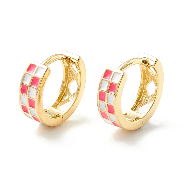 PandaHall Tartan Pattern Enamel Chunky Hinged Huggie Hoop Earrings for Women, Real 18K Gold Plated Brass Jewelry, Cadmium Free & Nickel Free...
PandaHall Tartan Pattern Enamel Chunky Hinged Huggie Hoop Earrings for Women, Real 18K Gold Plated Brass Jewelry, Cadmium Free & Nickel Free...