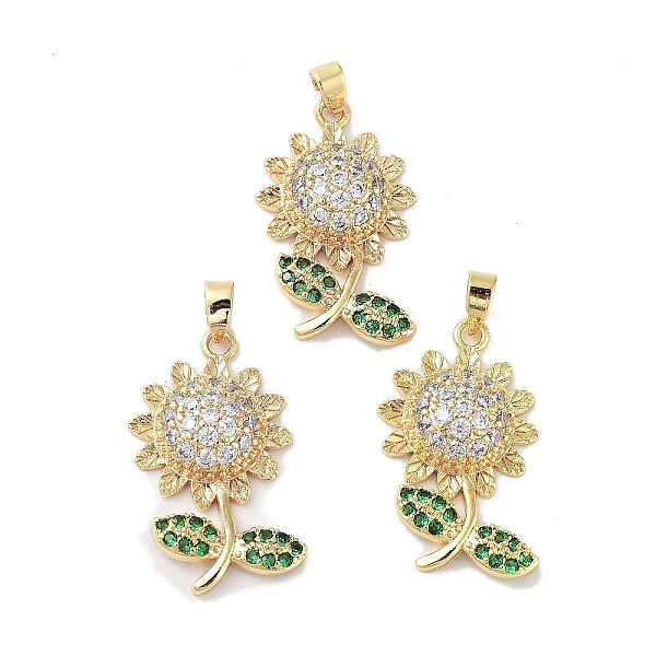 PandaHall Sunflower Charms Rack Plating Brass Micro Pave Clear Cubic Zirconia Pendants, Long-Lasting Plated, Cadmium Free & Lead Free, Real...
PandaHall Sunflower Charms Rack Plating Brass Micro Pave Clear Cubic Zirconia Pendants, Long-Lasting Plated, Cadmium Free & Lead Free, Real...