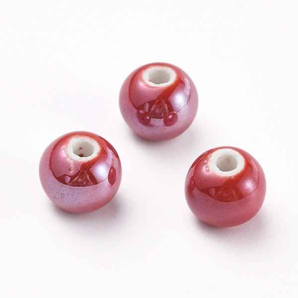 PandaHall Handmade Porcelain Beads, Pearlized, Round, Red, 8mm, Hole: 2mm Porcelain Round Red
PandaHall Handmade Porcelain Beads, Pearlized, Round, Red, 8mm, Hole: 2mm Porcelain Round Red