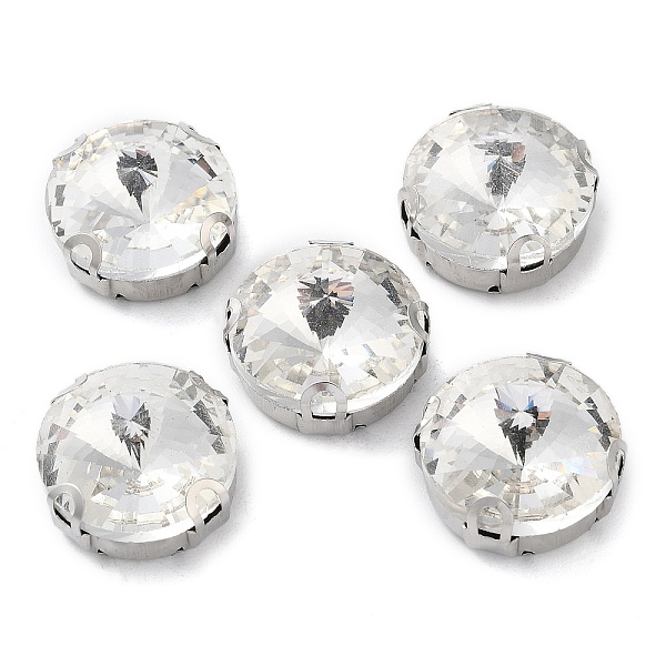 PandaHall Flat Round Sew on Rhinestone, Multi-strand Links, Glass Rhinestone, with Stainless Steel Prong Settings, Garments Accessories..., Clear
PandaHall Flat Round Sew on Rhinestone, Multi-strand Links, Glass Rhinestone, with Stainless Steel Prong Settings, Garments Accessories..., Clear