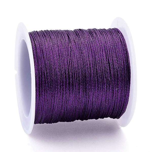 PandaHall Polyester Braided Metallic Thread, for DIY Braided Bracelets Making and Embroidery, Purple, 0.4mm, 6-Ply, about 54.68 yards...
PandaHall Polyester Braided Metallic Thread, for DIY Braided Bracelets Making and Embroidery, Purple, 0.4mm, 6-Ply, about 54.68 yards...
