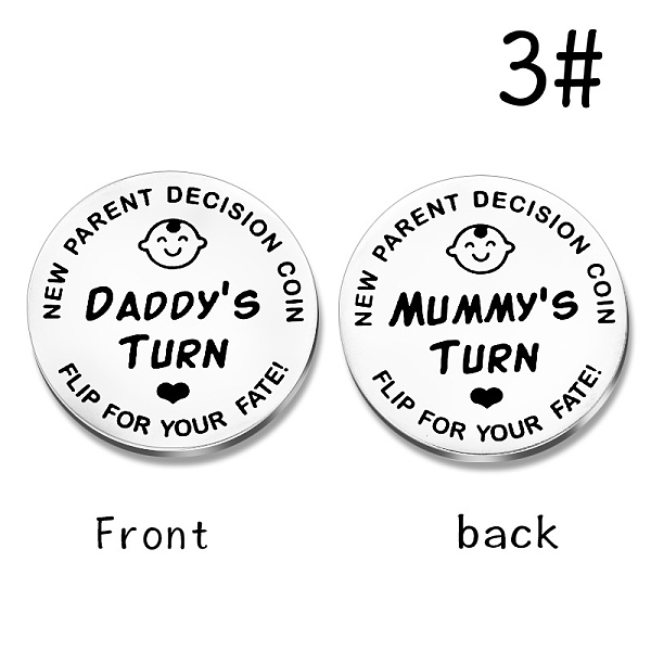PandaHall Stainless Steel Commemorative Coins, Double Sided, Flat Round with Pattern, Baby Pattern, 29.5x1.5mm Stainless Steel Human
PandaHall Stainless Steel Commemorative Coins, Double Sided, Flat Round with Pattern, Baby Pattern, 29.5x1.5mm Stainless Steel Human
