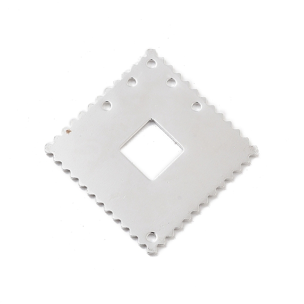 PandaHall Brass Chandelier Component Links, Rhombus, Cadmium Free & Lead Free, 925 Sterling Silver Plated, 25x25x0.5mm, Hole: 1.2mm Brass...
PandaHall Brass Chandelier Component Links, Rhombus, Cadmium Free & Lead Free, 925 Sterling Silver Plated, 25x25x0.5mm, Hole: 1.2mm Brass...