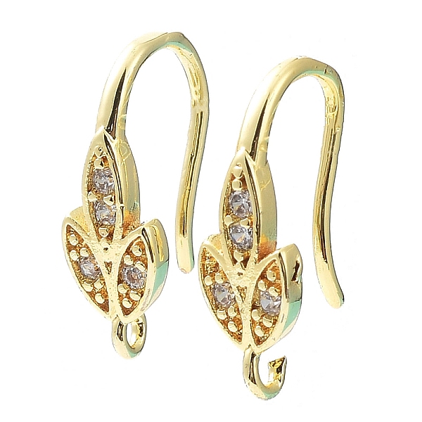 PandaHall Brass Micro Pave Clear Cubic Zirconia Earring Hooks, Ear Wire, Leaf, Real 24K Gold Plated, 16.5x5.5x9mm, Hole: 1.4mm, 18 Gauge...
PandaHall Brass Micro Pave Clear Cubic Zirconia Earring Hooks, Ear Wire, Leaf, Real 24K Gold Plated, 16.5x5.5x9mm, Hole: 1.4mm, 18 Gauge...
