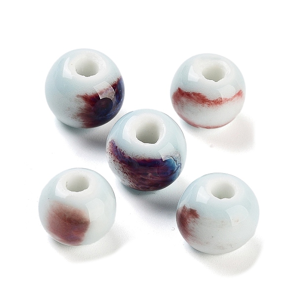 PandaHall Handmade Porcelain Beads, Famille Rose Style, Round, Round, 10x10x9mm, Hole: 2.8mm, 5PCs/ set Porcelain Round
PandaHall Handmade Porcelain Beads, Famille Rose Style, Round, Round, 10x10x9mm, Hole: 2.8mm, 5PCs/ set Porcelain Round